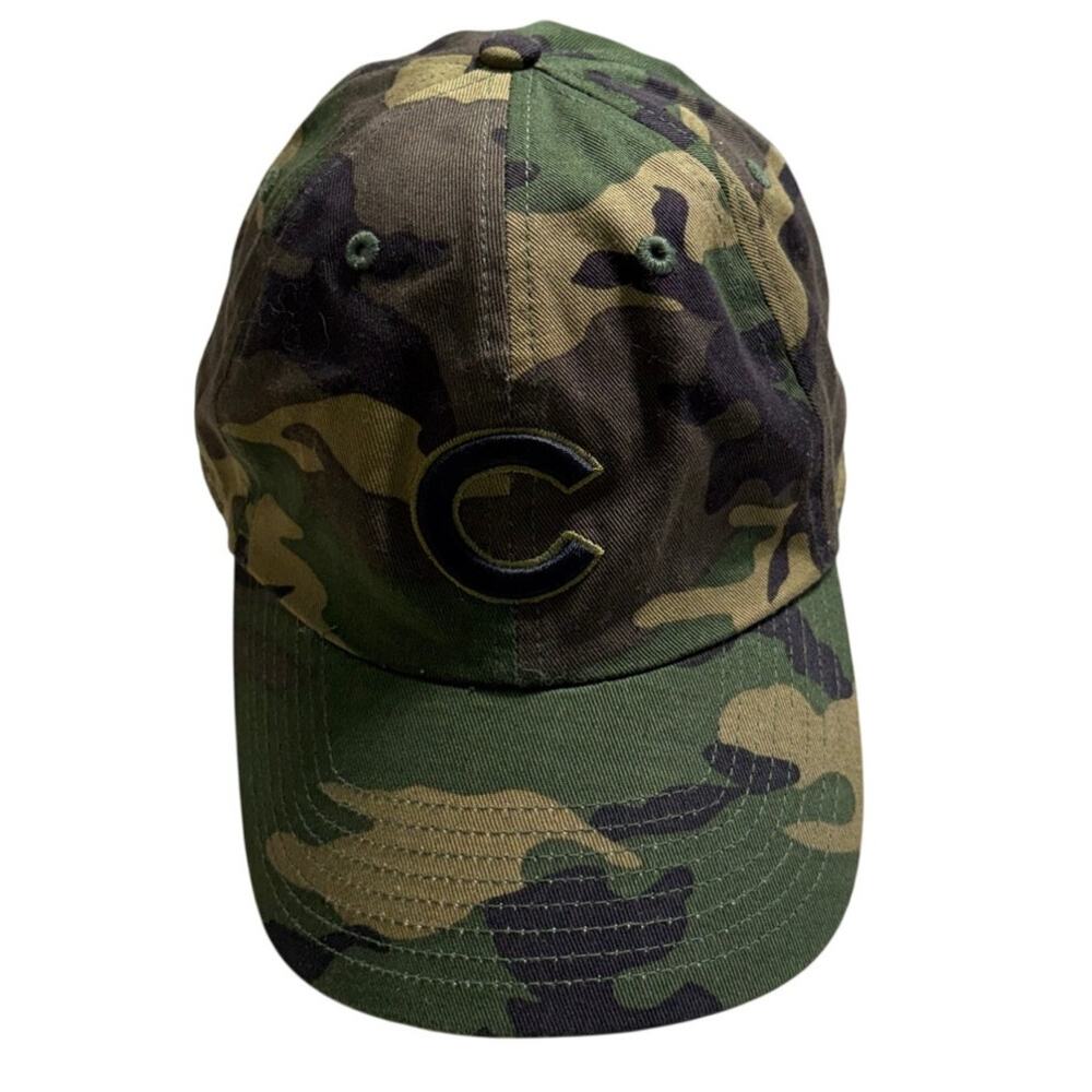The Franchise Chicago Cubs Baseball Hat Cap Green Camo Camouflage Size XL MLB